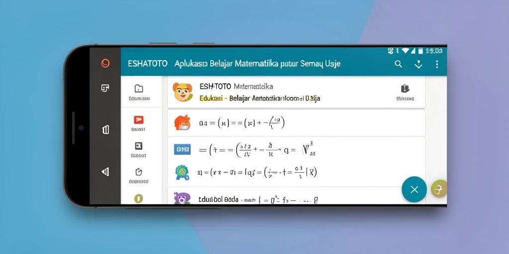 Tampilan antarmuka ESHATOTO yang ramah pengguna dan interaktif.