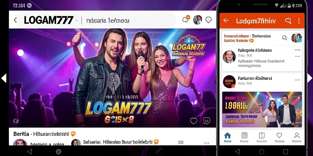 Tampilan antarmuka aplikasi LOGAM777 yang menarik dan informatif.