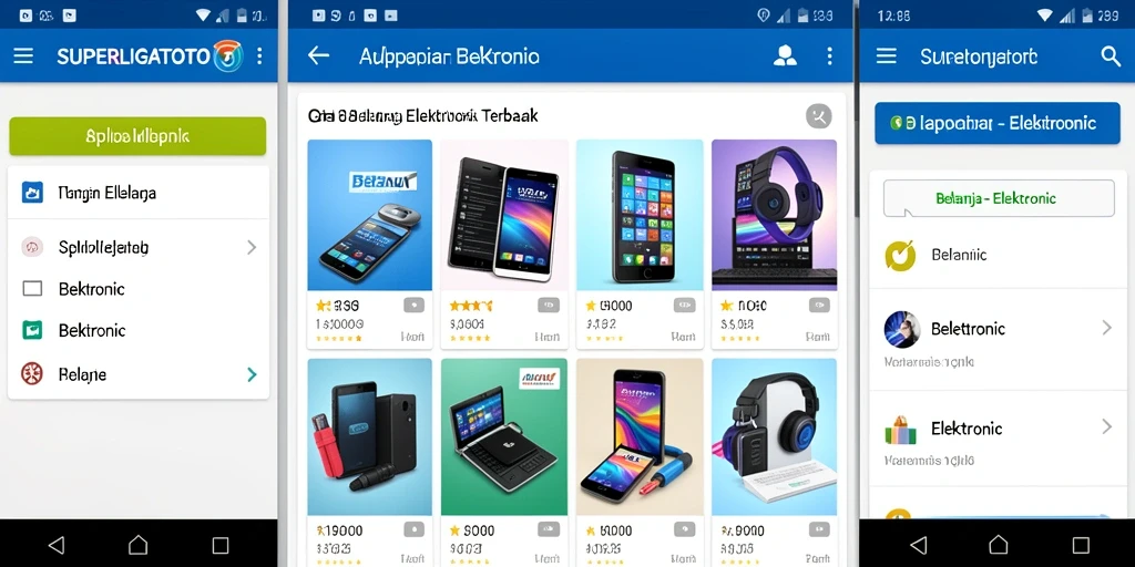 Antarmuka aplikasi SUPERLIGATOTO yang modern dan fungsional.